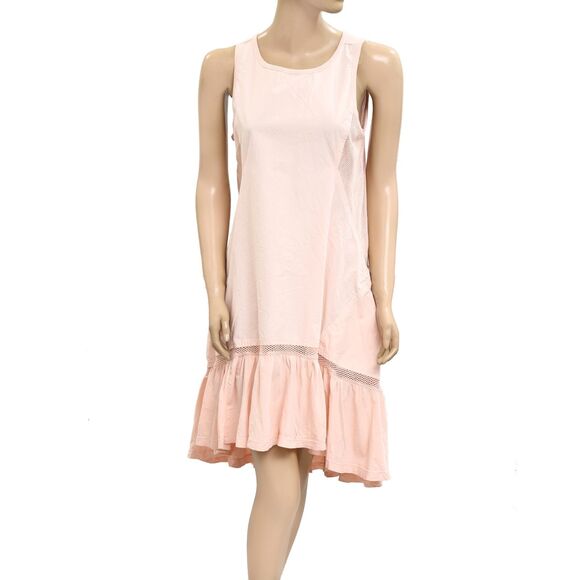 Daily Practice By Anthropologie Hill Up Tiered High-Low Midi Dress L-P 280549 - Picture 5 of 8